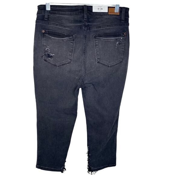 Judy Blue Skinny Fit Capri Distress High Waist Size 9/29 - Picture 7 of 8